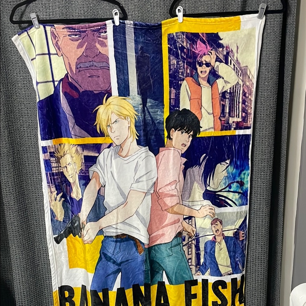 Banana Fish Anime Blanket
